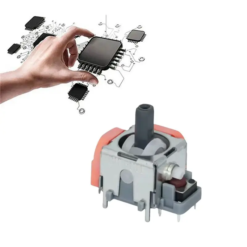 N34R-For PS5 6PCS Electromagnetic TMR Hall Effect Joystick 2Nd Gen Angle Tunnel Magnetic Resistance Gamepad