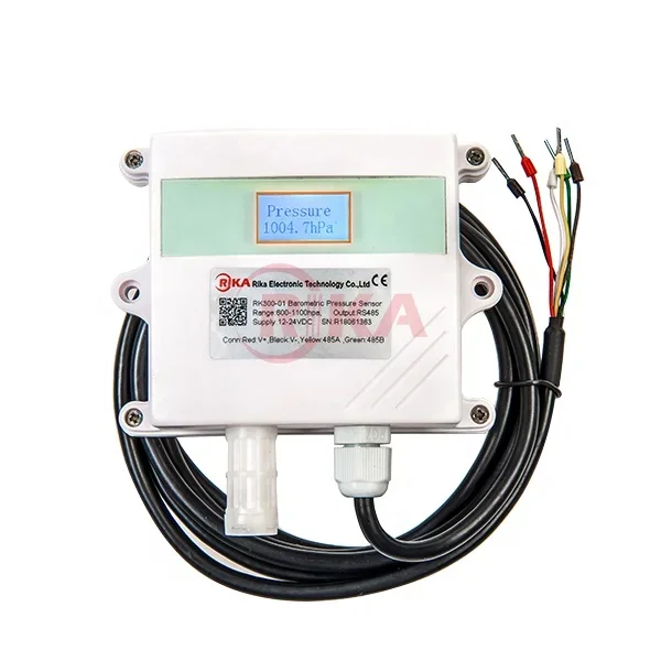 RK300-01 CE Certified LCD Display Barometric Air Pressure Transmitter for Weather Monitoring Station