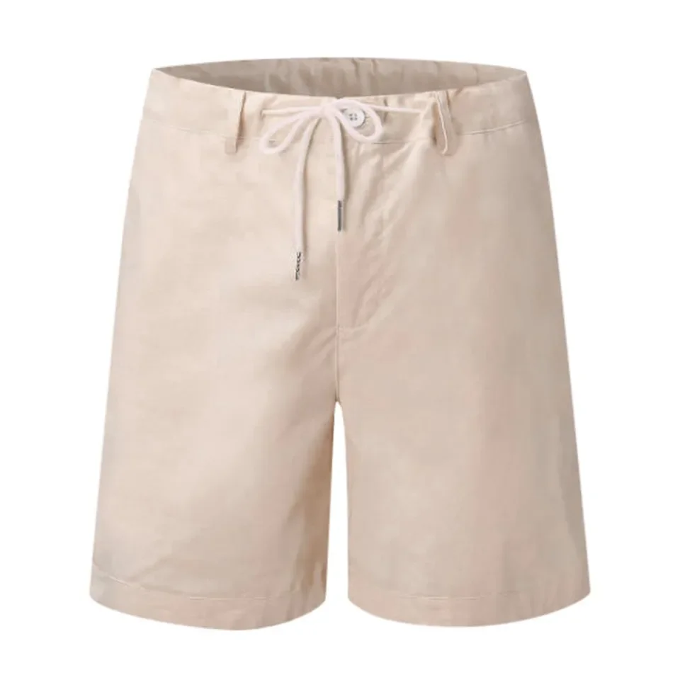 Sexy Swimwear Men Swimming Shorts Men's Summer Casual Short Pant And Fashionable Solid Pockets Short Cotton bermudas para hombre