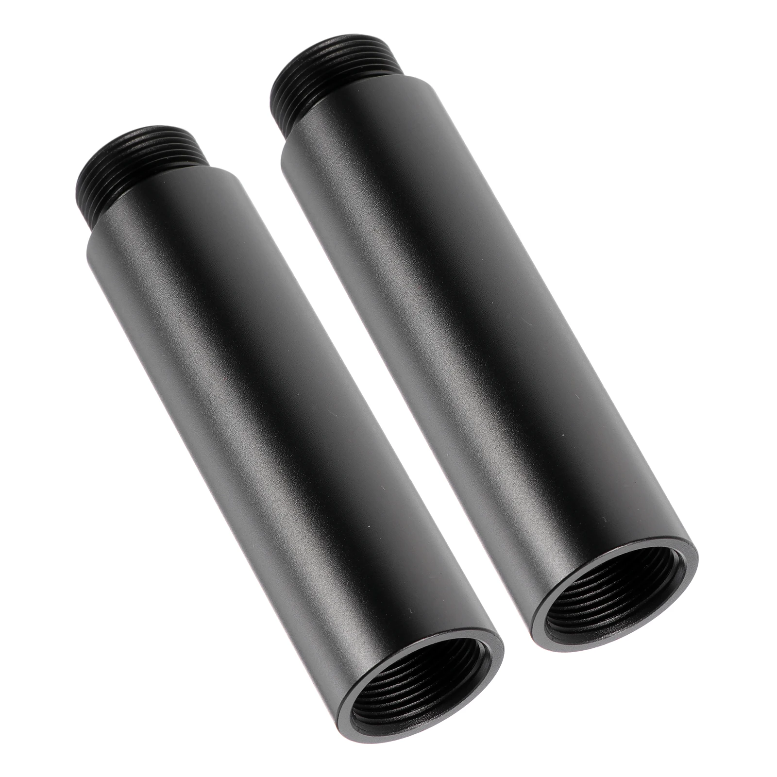 

2pcs Microphone Stand Tube For Suspension Arm Shock Mounts Mic Holder Extender Metal Extension Rod Mic Stand Extension