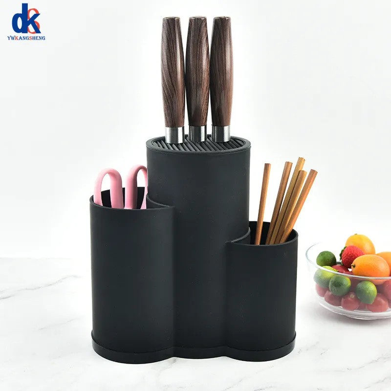 

Multi-Function Knife Holder Utensil Stand Block PP Flatware Drainer Storage Box Spoon Fork Chopsticks Kitchen Organizer Rack