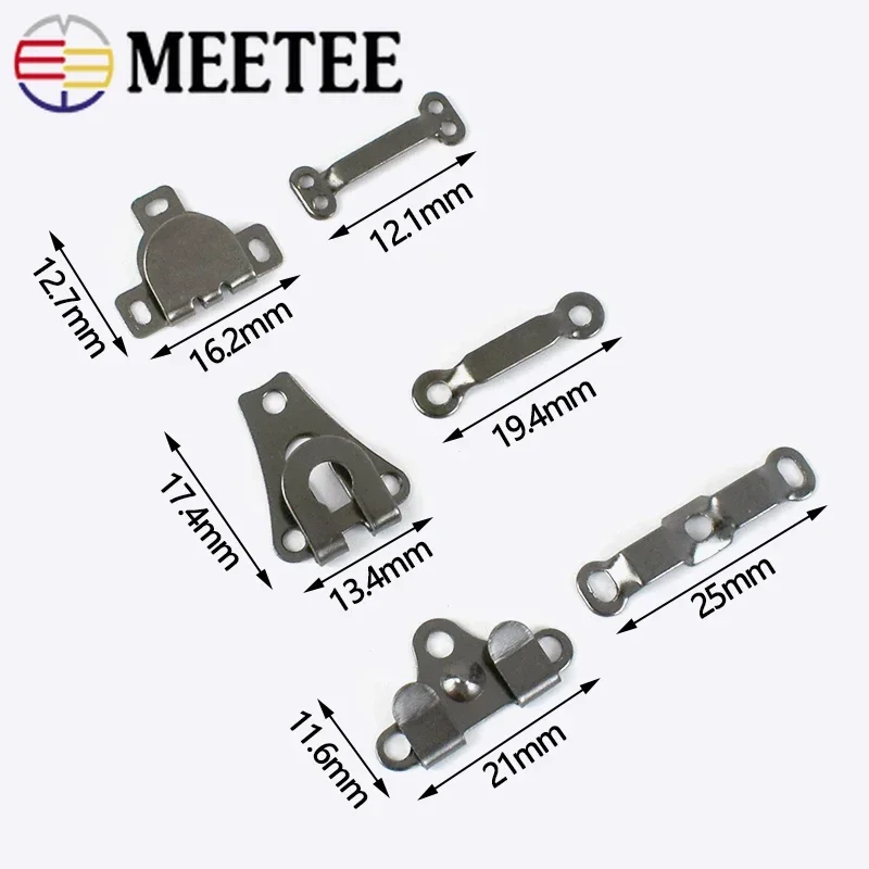 20/50 zestawy metalowe haczyki spodnie spodnie guziki do szycia kobiet pas spódnicy klamra płaszcz wierzchni zapięcie DIA akcesoria