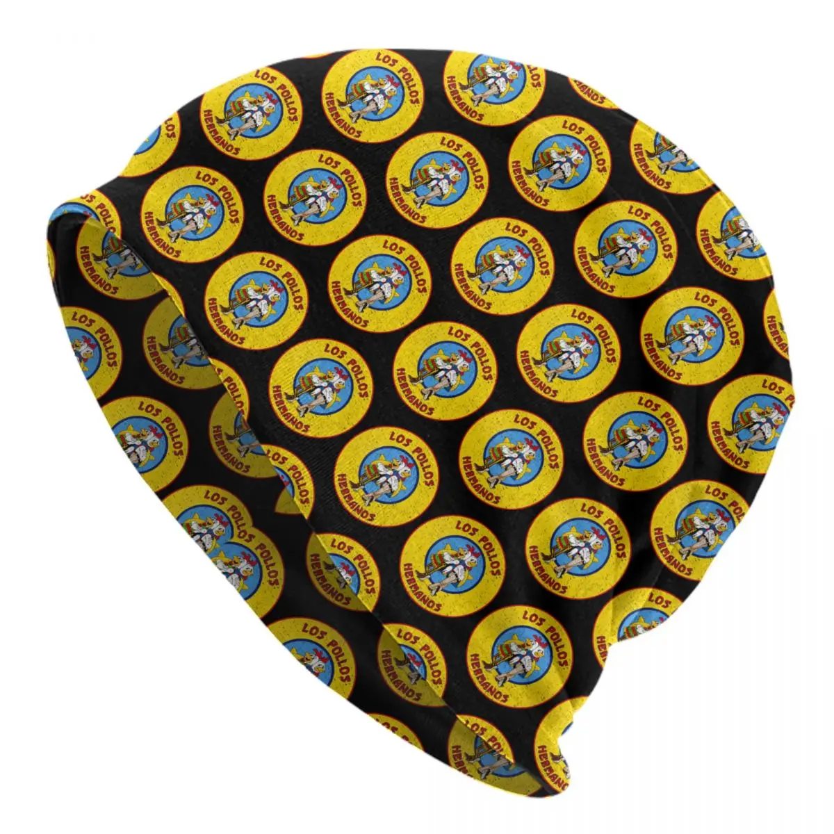 Los Pollos Hermanos Bonnet Hat Knit Hats Men Women Cool Unisex Breaking Chicken Brothers Bad   Warm Winter Skullies Beanies Caps
