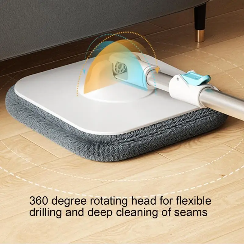 Household Cleaning Mop Water Separation Spin Mop 360 Degree Rotating Sewage Separation Wash-Free Lazy Mopping Gadget With Bucket