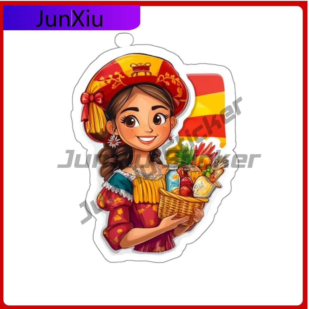 

Spain Stickers Vinyl Decal Exterior Accessories Motocross Bumper Window Phone Trunk Laptop Decal V 125 Motorcycle Stickers Suv