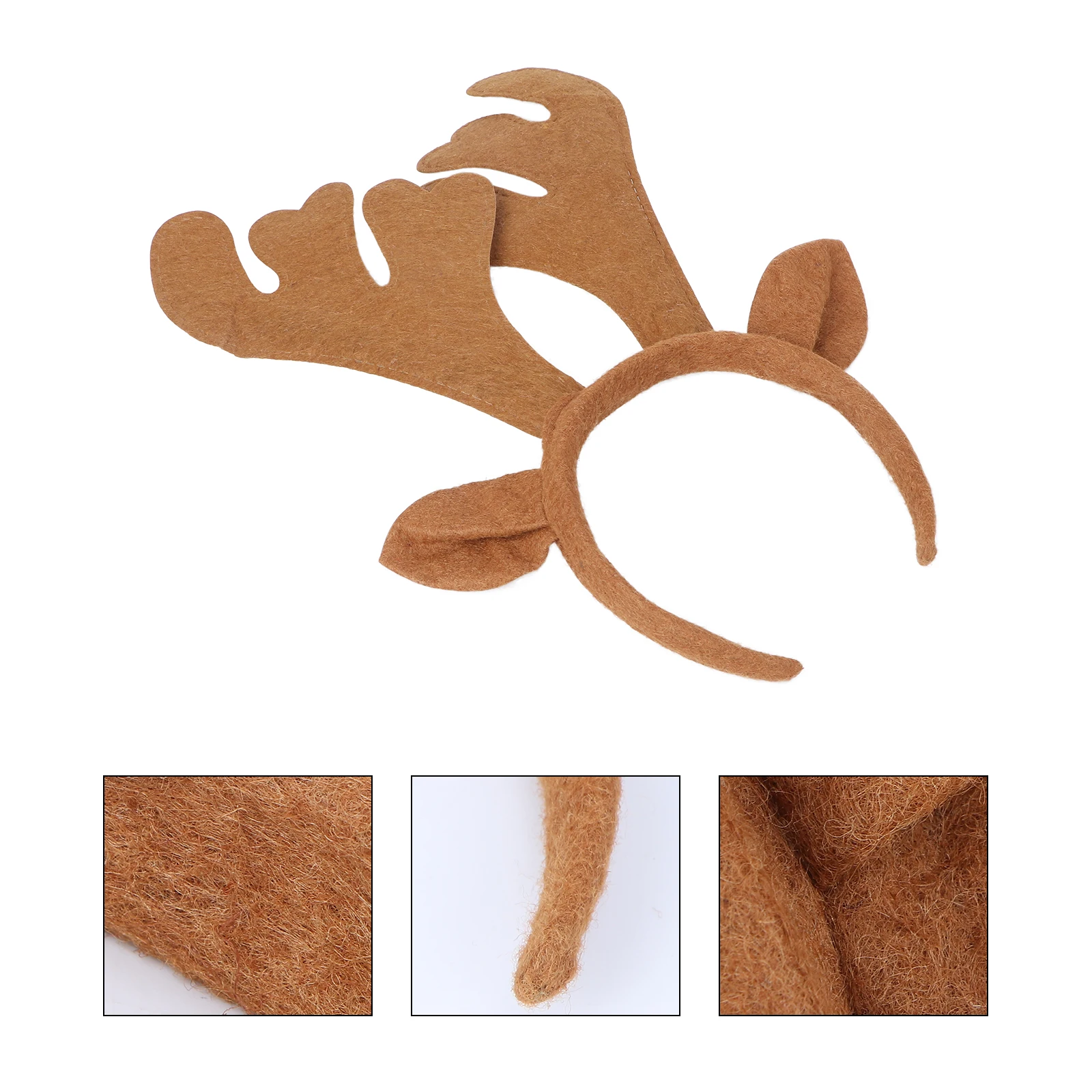 

6pcs Cute Antler Headband Christmas Reindeer Hairband Women Girls Costume Party Decoration Masquerade Carnival Holiday Cosplay