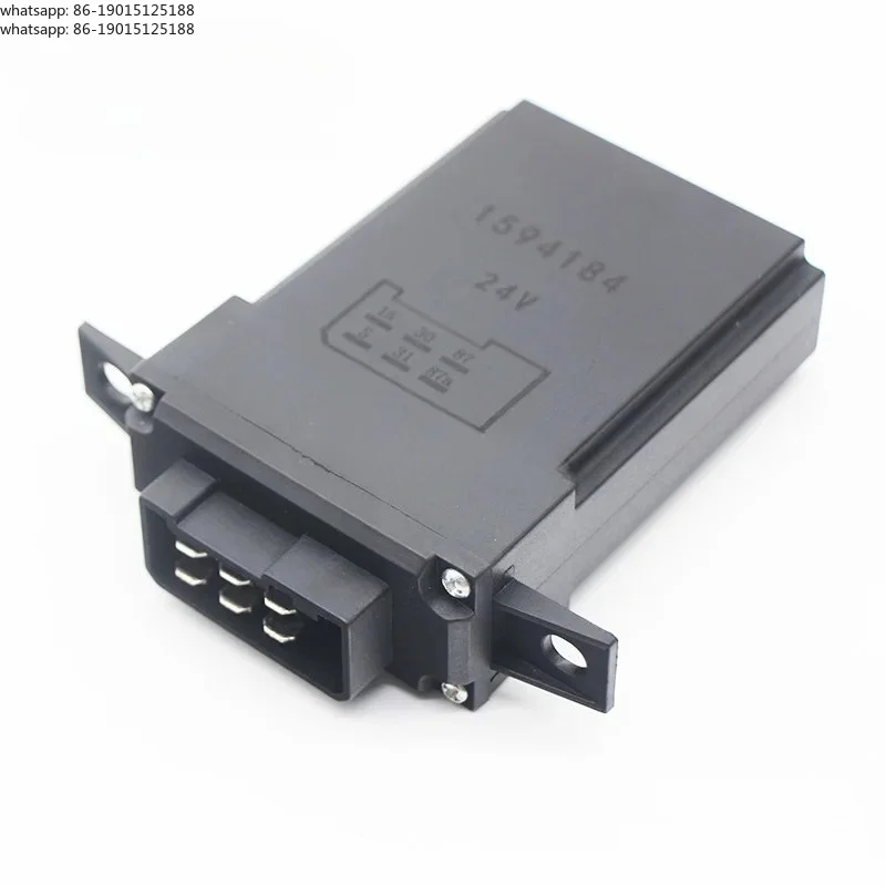 Turn Signal Relay 6P 24V Relay Flasher 1594184 Engine Electrical System Control Unit