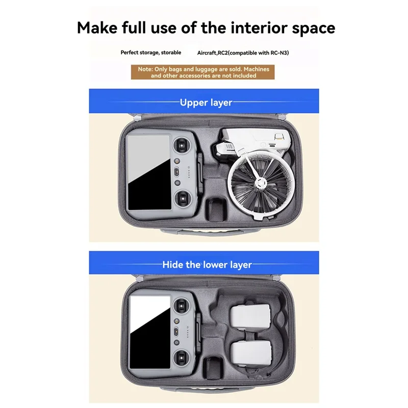 

A91P Suitable For DJI Flip Storage Bag Single Shoulder Crossbody Handbag Outdoor Portable Small Bag Hard Shell Accessories