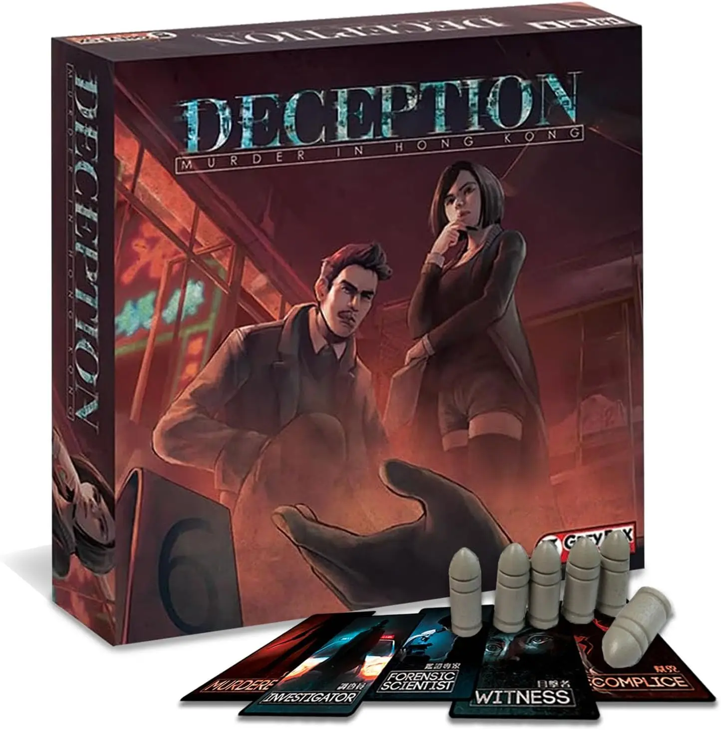 

Murder Mystery Board Game: Social Deduction for 4-12 Players | Fast 20-Minute Play