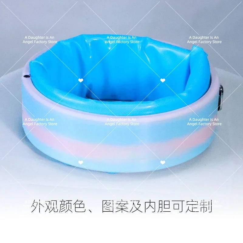 Accessory suitable for remote-controlled, electric-inflating latex collars; features a Type-C rechargeable breath-control module