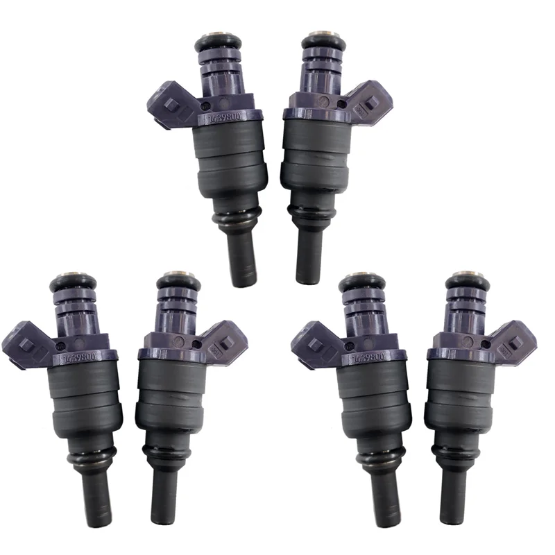 

Compact 6Pcs Fuel Injector Nozzle FJ663 13641439800 For BMW X3 X5 330I 330Xi 530I Z3 Z42001-2006 3.0L 13537546244 13641427240 Pa