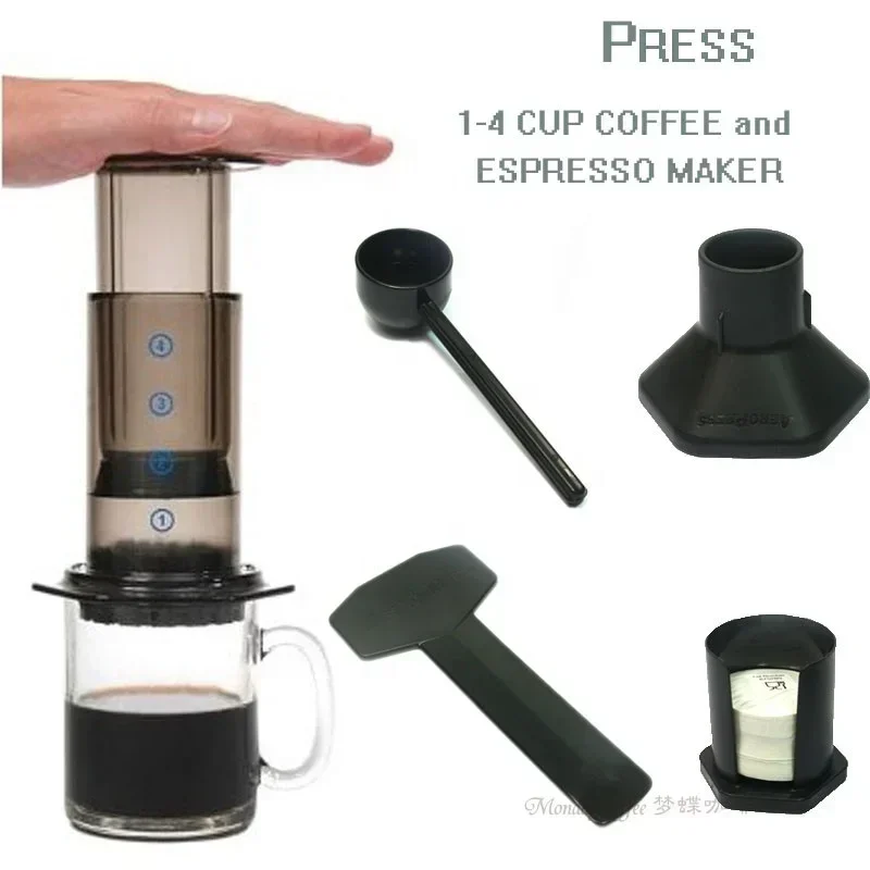 2024 Press Coffee Portable Coffee Maker Air Press Espresso Coffee Machine With 350Pcs Filter Papers