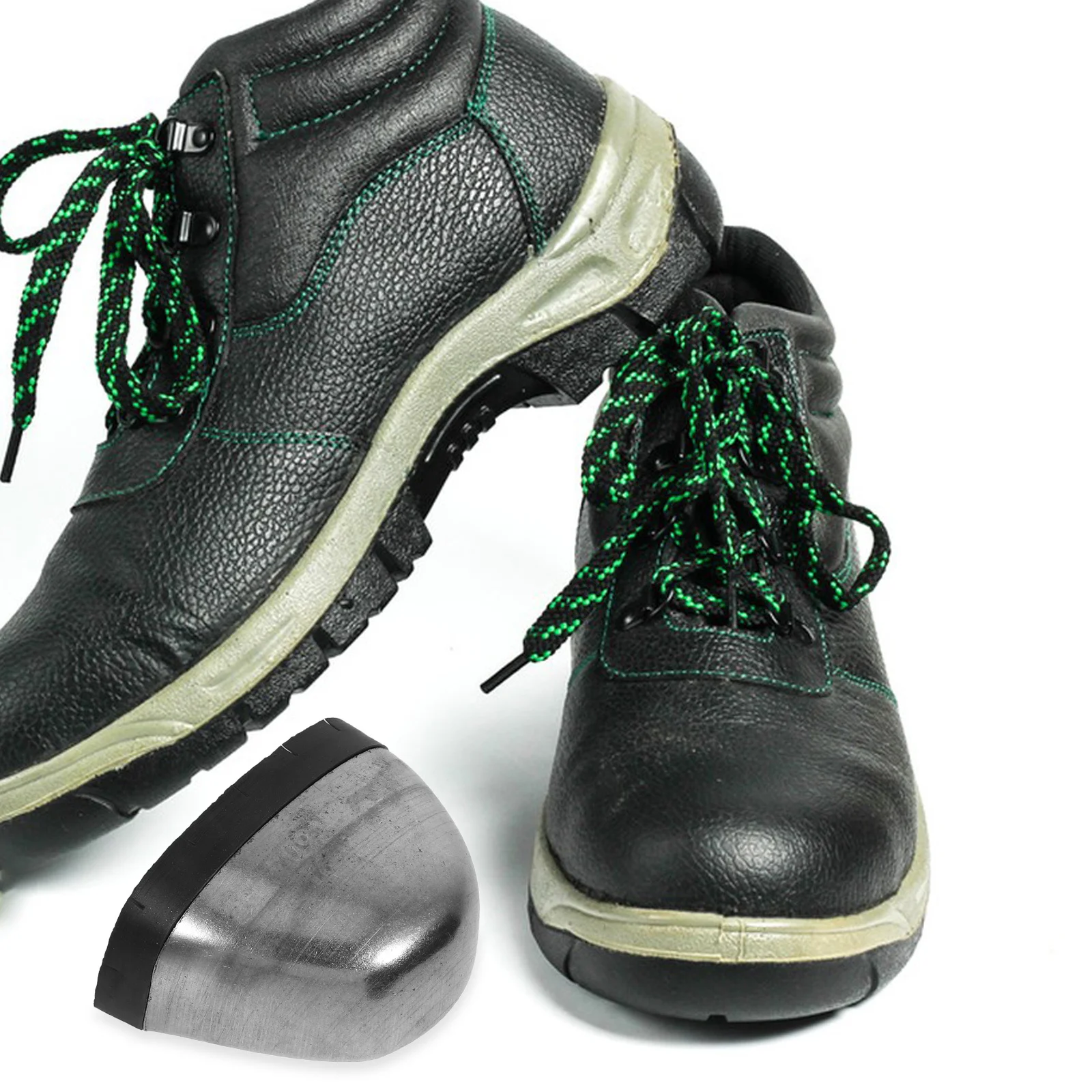 1Pair Safety Toe Caps Iron Work Shoes Protector Durable Comfortable Foot Guard for Construction Factories Warehouses