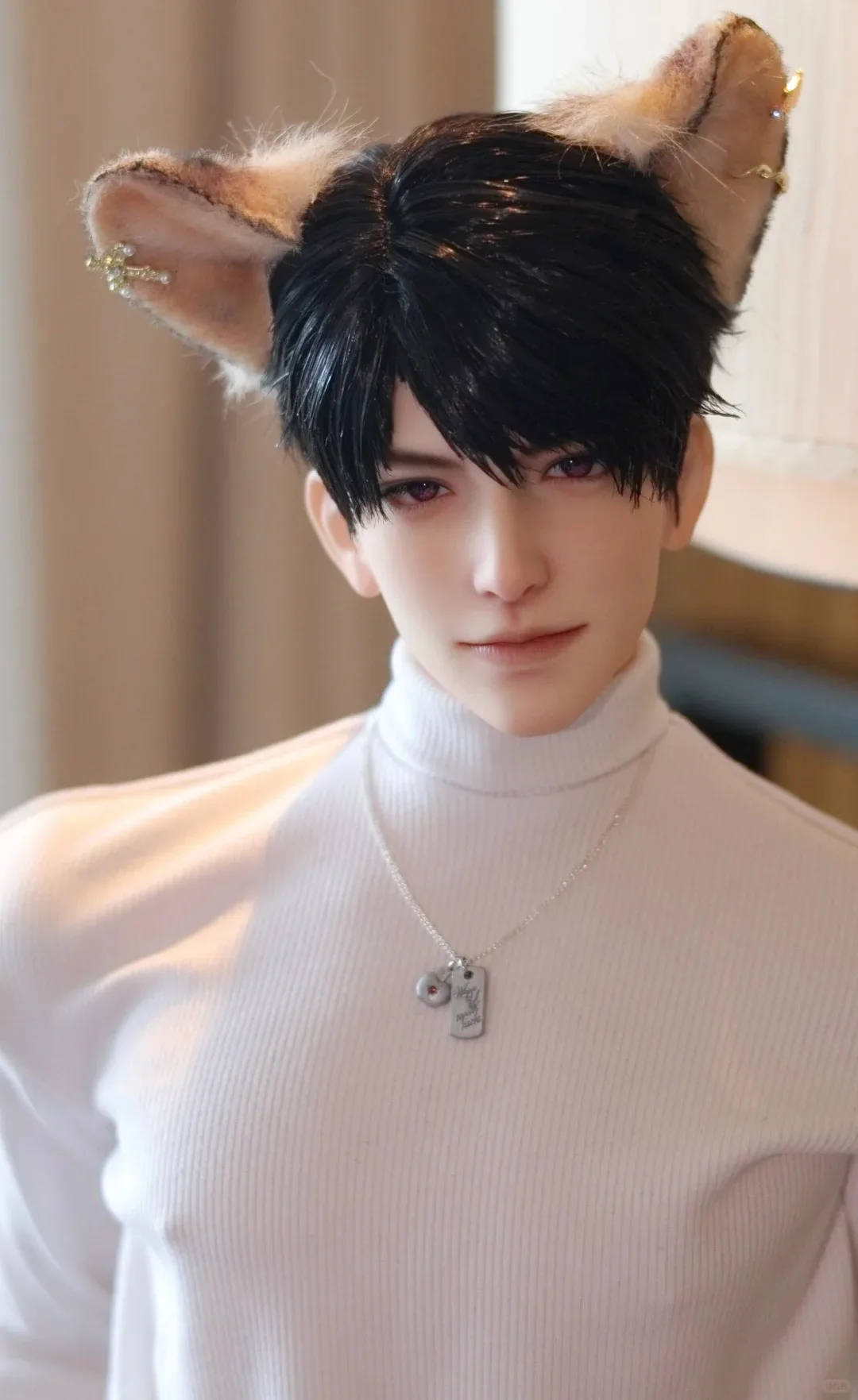 

SD BJD doll 1/3 XiaYizhou little retarded boy with missing teeth and a big head, makeup for boys and girls, high-end resin head,