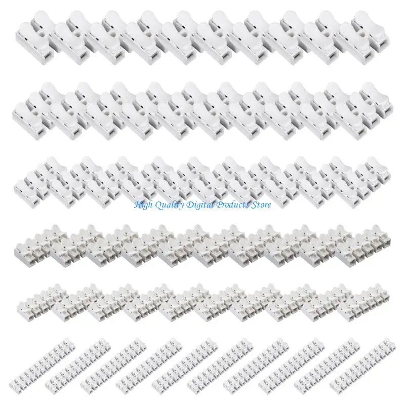 U2JE Tool Less Push Fit Electrical Connector Terminal For Space Limited Installations Spring Clamp Terminal Cable Clamp