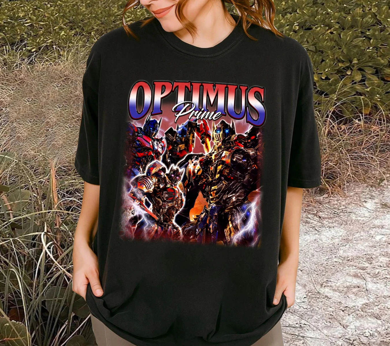 Chemise Optimus Prime rétro des années 90, couleurs confortables, t-shirt pour Fan graphique Optimus Prime Autobots Transformers Movie Bootleg