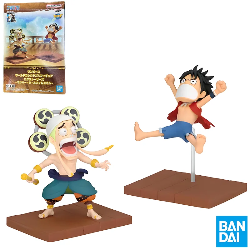 

Original BANPRESTO BANDAI WCF One Piece Storyline Series 15 Monkey D. Luffy Enel Sky Pyea Anime Action Figure Toy Model Doll Toy