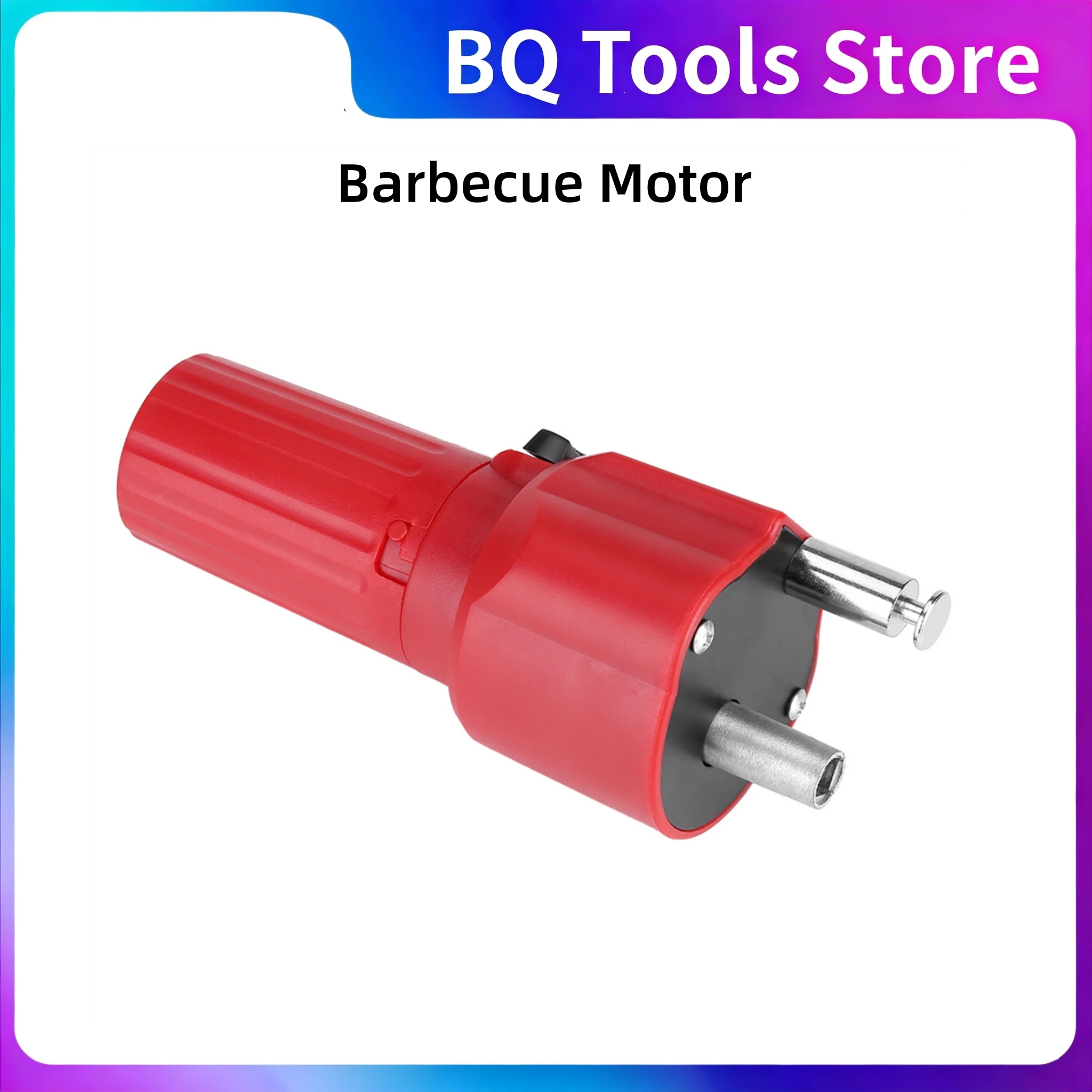 Moteur de rotation pour barbecue 1,5 V rouge, support de rôtissage, accessoire pour barbecue