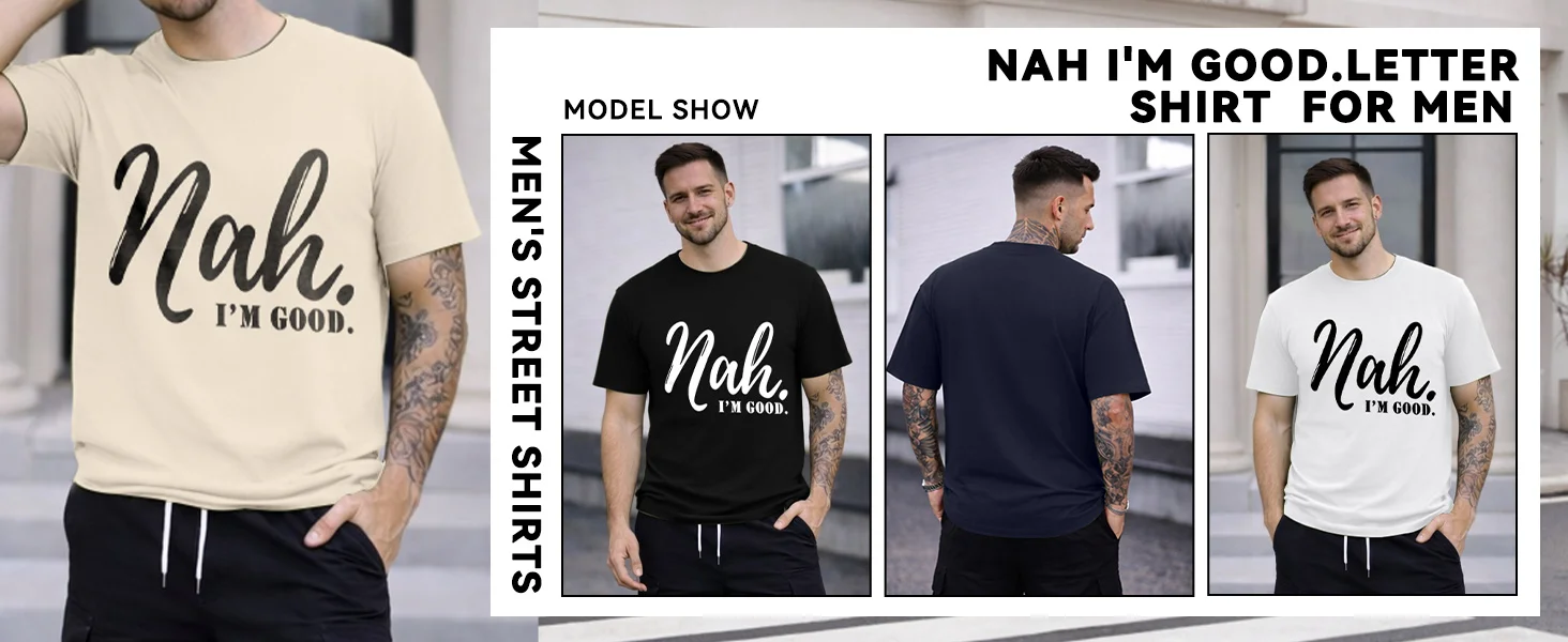men summer casual  t shirt