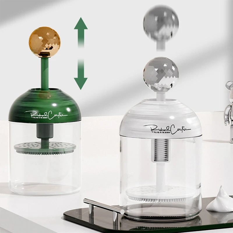 เครื่องทำโฟมล้างหน้าพร้อมแปรงซิลิโคน – อุปกรณ์สร้างฟองอัตโนมัติเพื่อการล้างหน้าอย่างอ่อนโยน