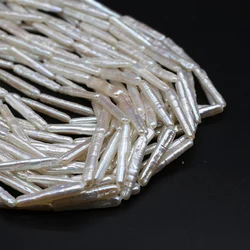 13'' Long Strip Natural Pearl Beads Toothpick Freshwater Pearl Loose Beads for Jewelry Making Bracelet DIY Necklace Earrings