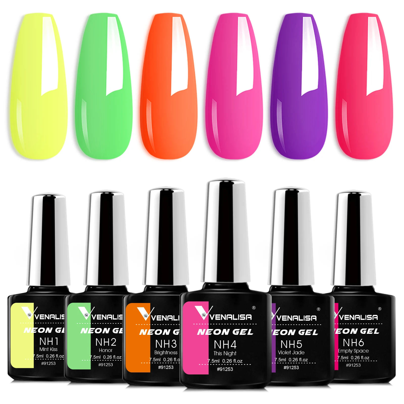 Venalisa Gel-Nagellack, Weihnachtsfarben-Set, 6/12 Stück/Set, Winter- und Herbstnägel, Gummibasis, Gelee, Rosa, natürliche Nude-Farbserie – Detail 23