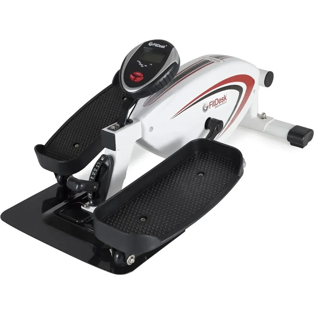 Under Desk Bike Pedal Machine with Magnetic Resistance for Quiet, Fluid Motion - Adjustable Tension with Digital Performance