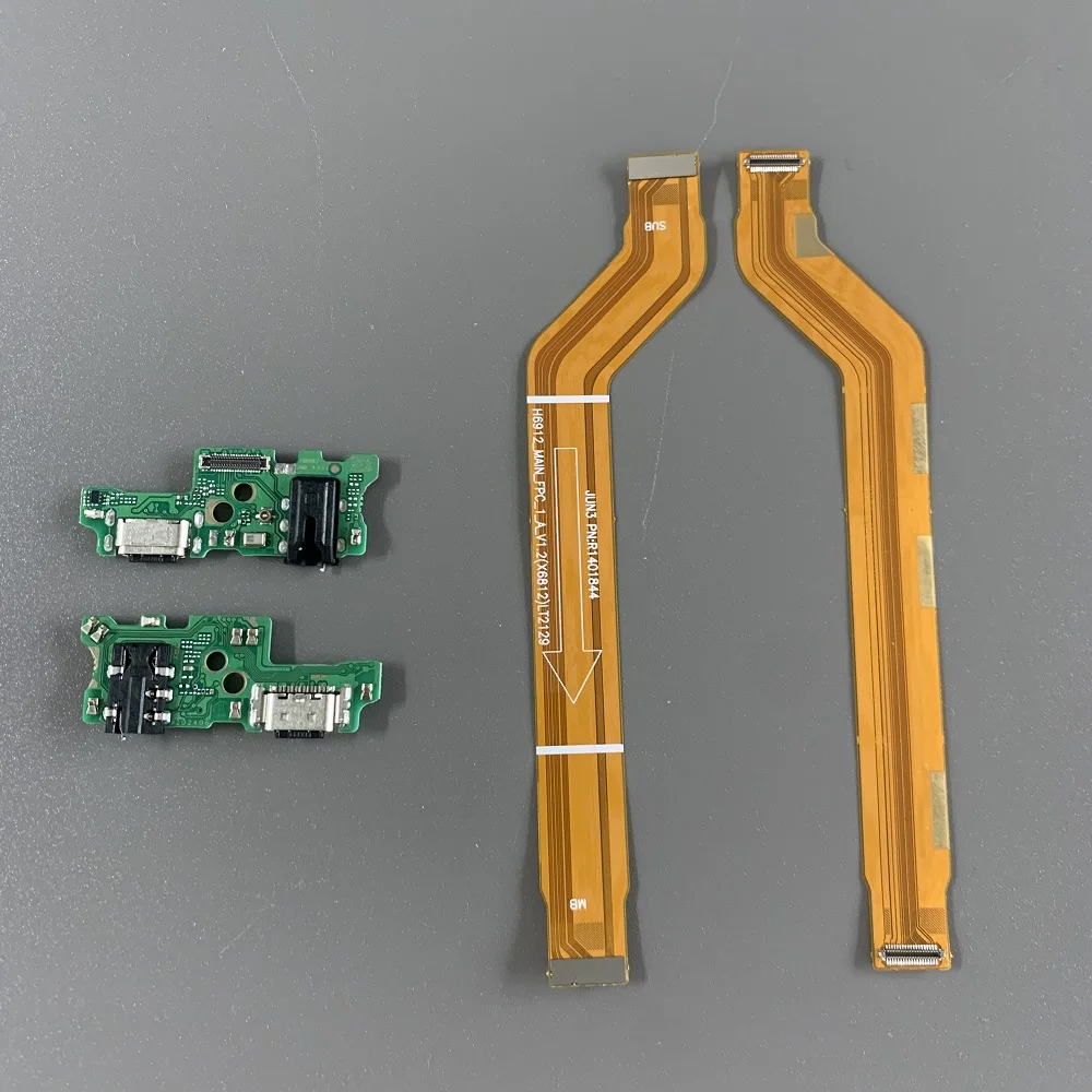 For Tecno Camon 18 CH6 USB Charging Board Dock Port Flex Cable CH6 Main Flex Motherboard Connector LCD Flex Cable