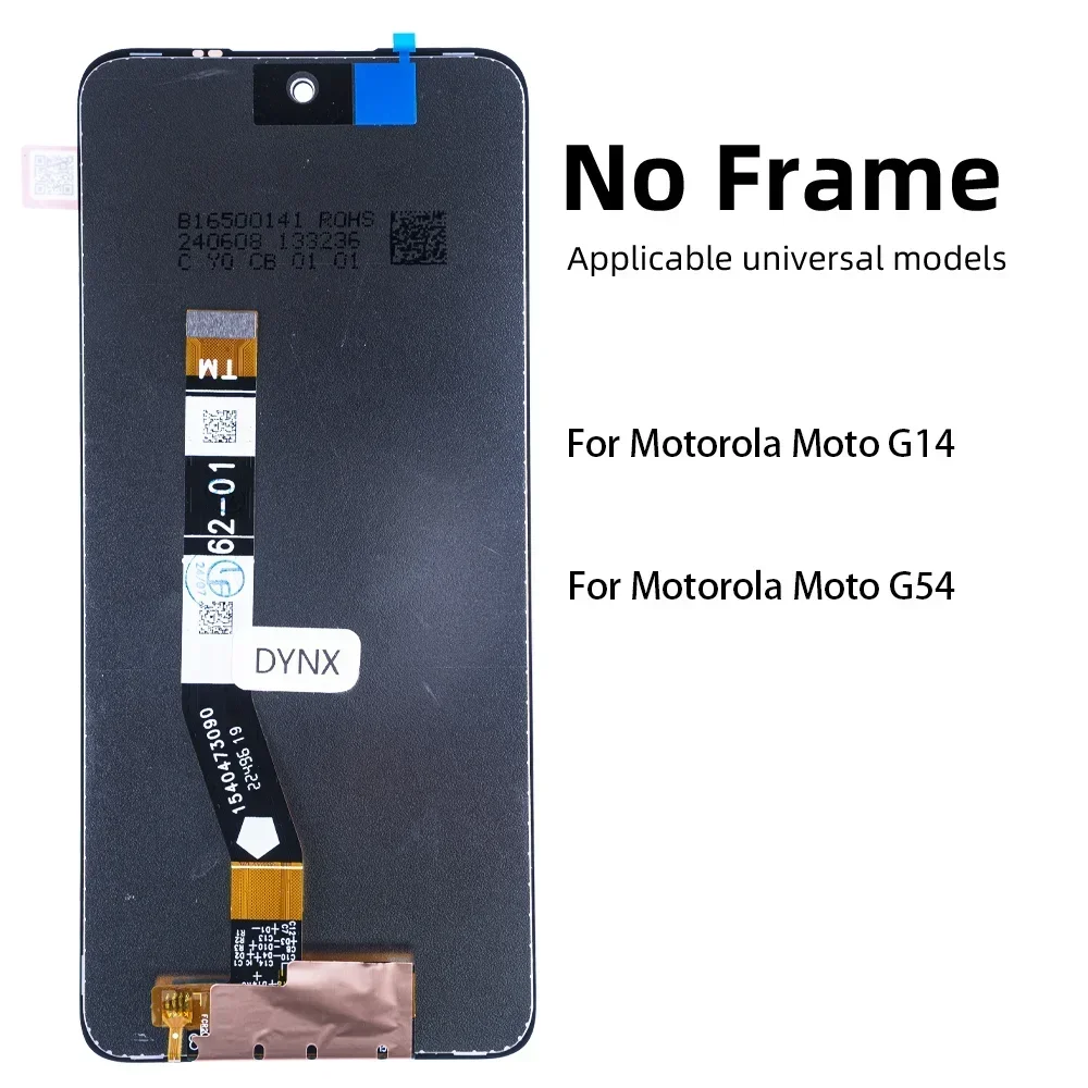 For Motorola Moto G14 PAYF0010IN LCD Display With Frame Touch Screen Digiziter Assembly Replace For Moto G14 screen replacement