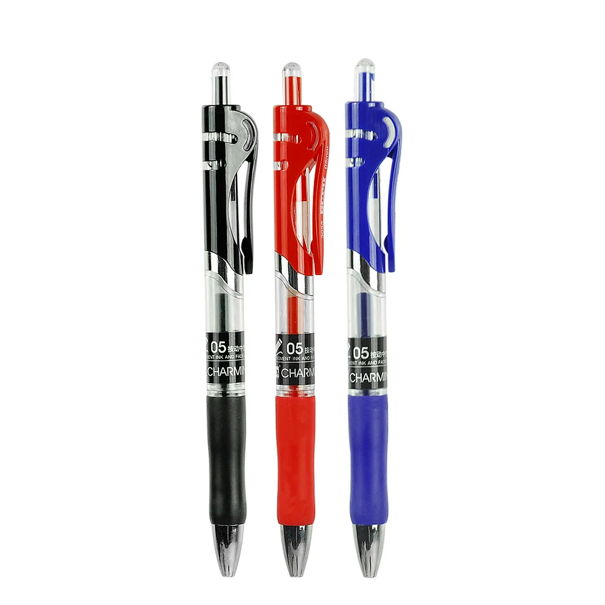 

WQN-3/6 шт. выдвижная гелевая ручка 0,5 мм черный/красный/синие чернила большая емкость студенческая нейтральная ручка офисные обучающие канцелярские принадлежности