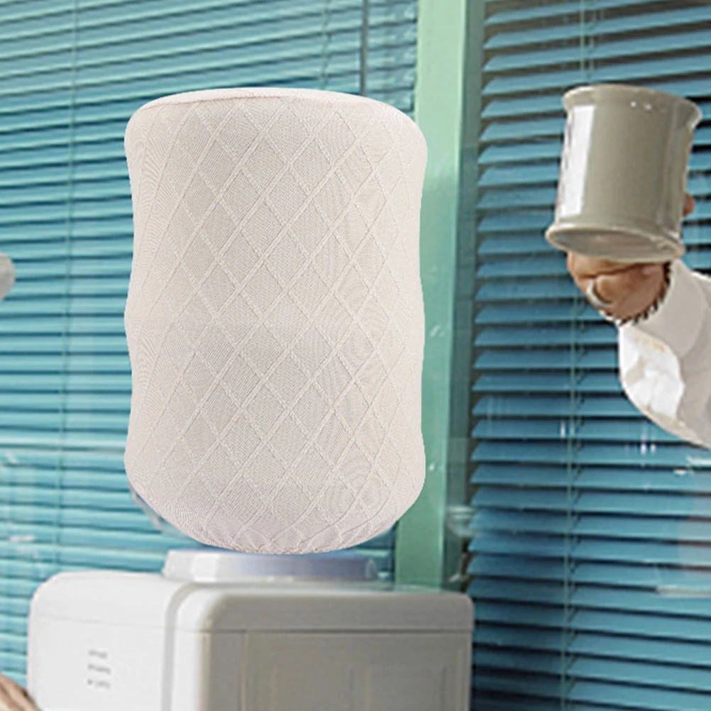 

2pcs Water Bucket Cover Fabric Water Dispenser Cover Light Blocking Protection Elastic Fit For Gallon Jugs Home Office Kitchen