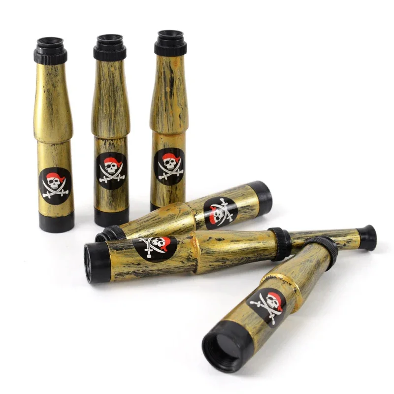 Patchs pour les yeux sur le thème du capitaine, épée, télescope, boussole, cadeau d'anniversaire pour enfants, décoration d'Halloween, accessoires Kiev illage, 7.5