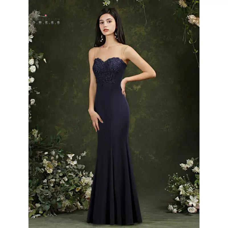 babyonline-mint-green-sheer-neck-bridesmaid-dress-with-floral-lace-bodice-mermaid-hem-elegant-formal-gown-for-wedding-party