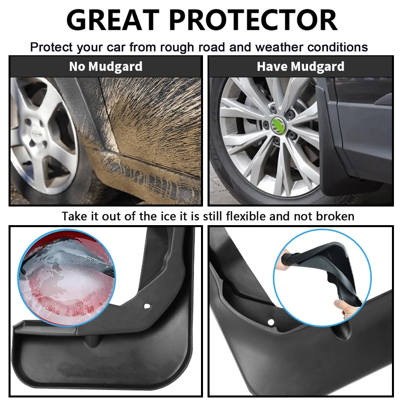 4pcs Mudguards For Hyundai Tucson NX4 Hybrid N Line Mud Flaps 2021 2022 2023 2024 Car Splash Guards Fender Protector Accessories