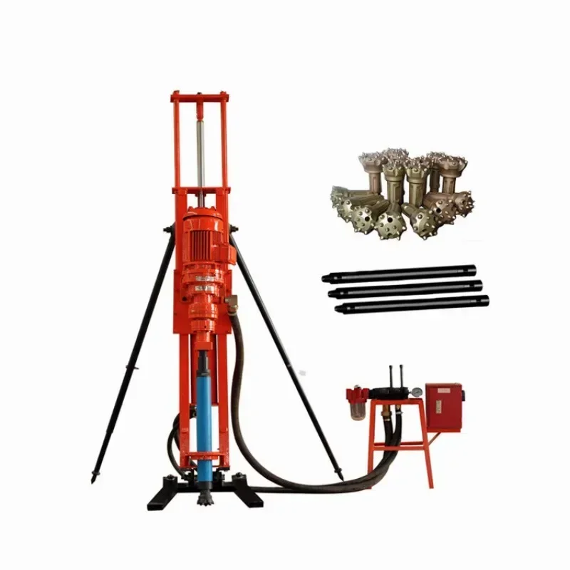 Borehole Drilling Rig for Sale Portable Customized Electric Small Bore Well Drill Machine Dth Drill Rig High Quality