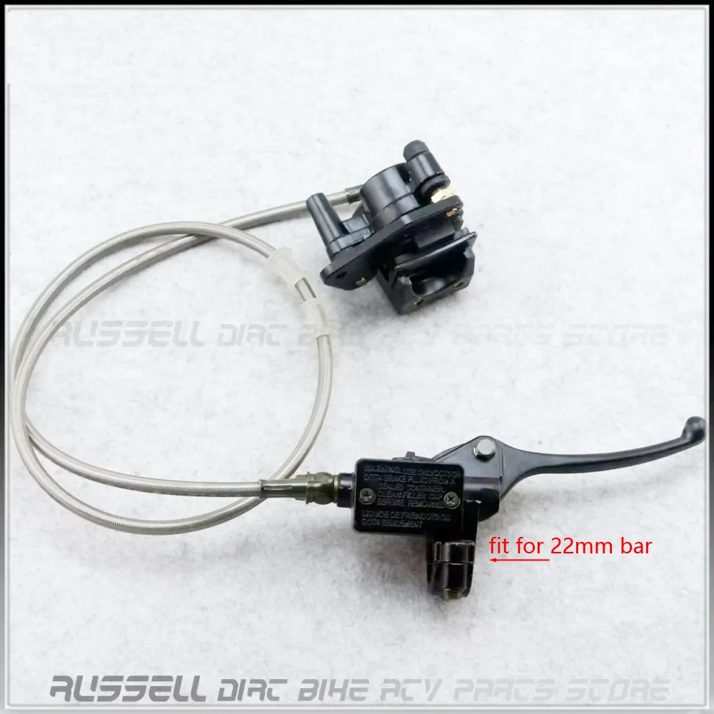 

Front Hydraulic Caliper Brake Assembly Fits 50cc 70cc 110cc 125cc Chinese Dirt Bike Pit Spare Parts