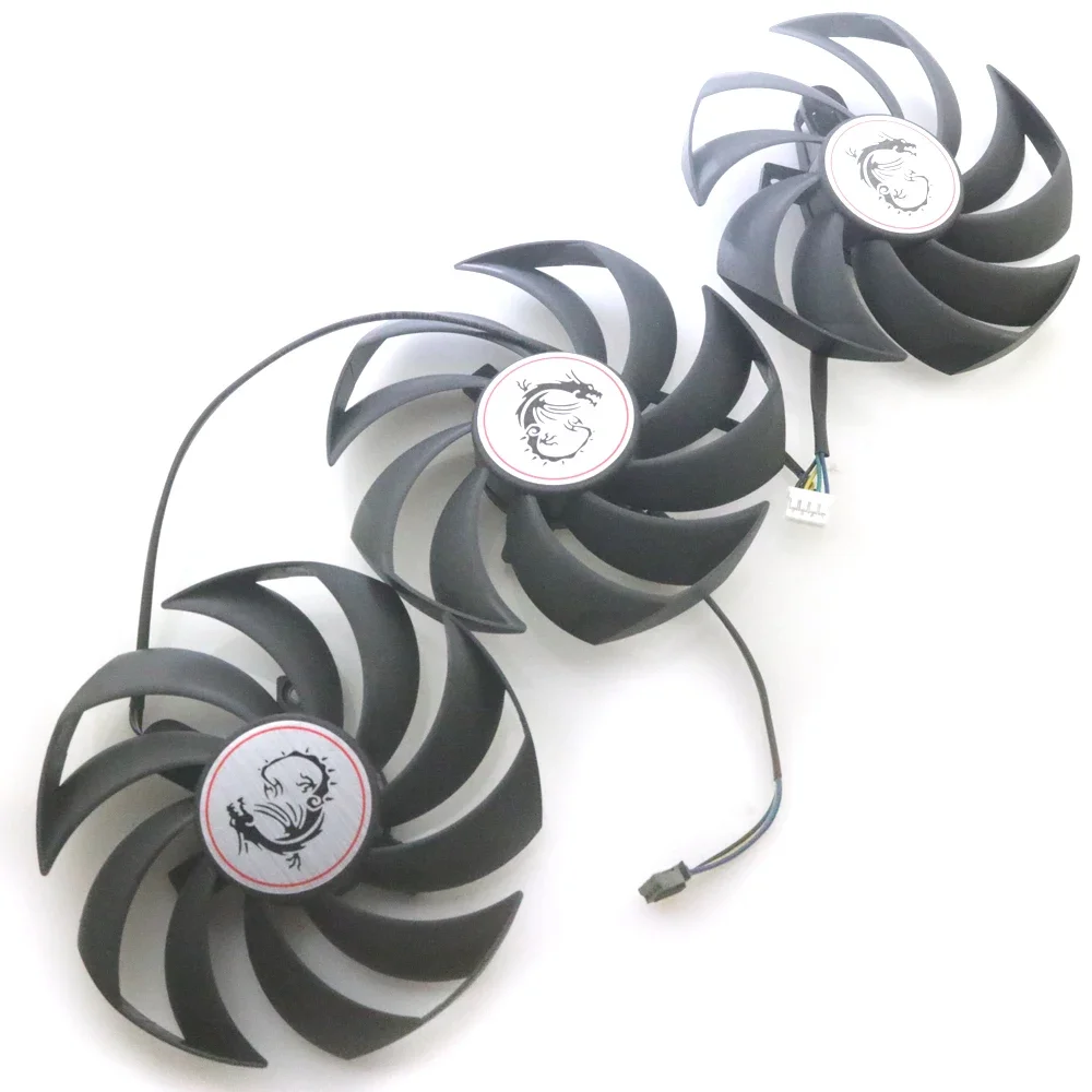 PLD10010S12HH DC12V 0.40A 92mm 4Pin For MSI RTX3090ti RTX3090 RTX3080 RTX3070 SUPRIM Graphics Card Cooling Fan