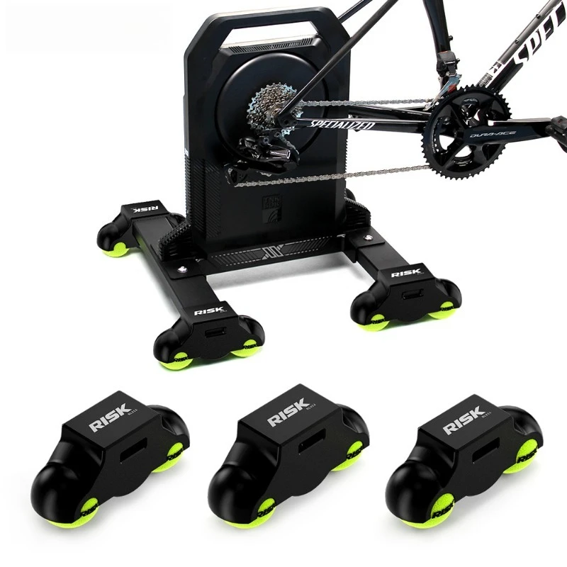 Bike Smart Trainer Rocker Base Buffer Foot Pads Shock Absorbing Tennis Ball Feet Trainer Stability Mat for X2 / X2 MAX / XX PRO
