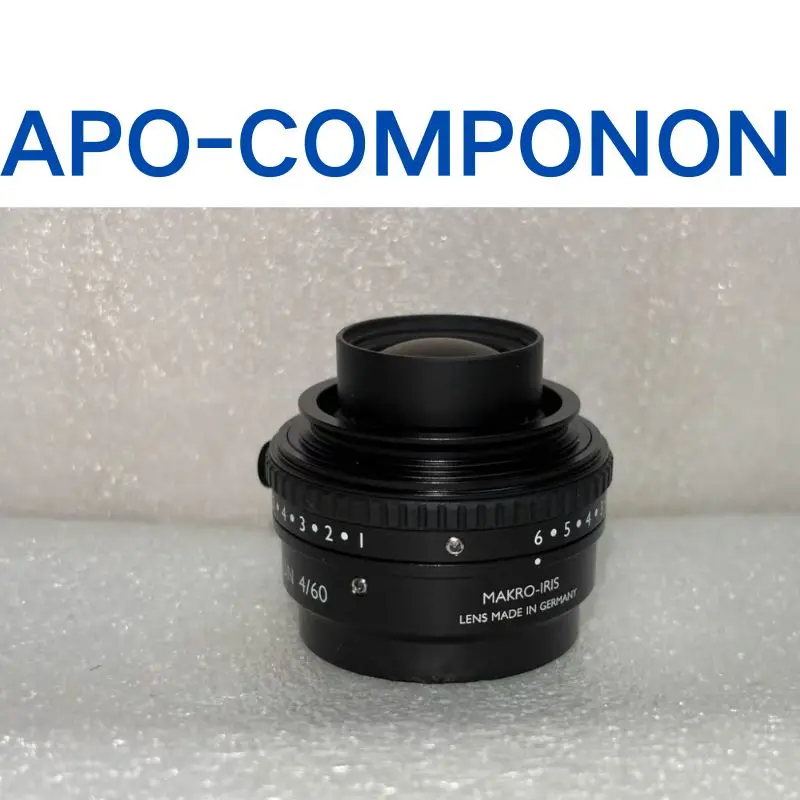 Used APO-COMPORON 4/60 line scanning lens high-resolution lens test OK, fast delivery