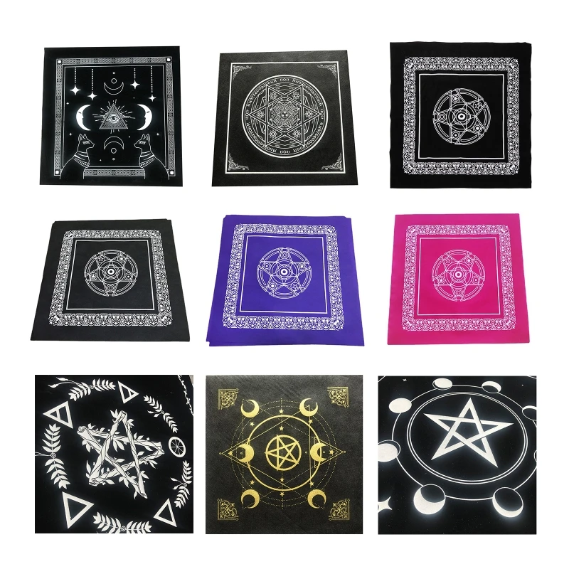 Tarot Card Special Tablecloth Board Game Pentagram Divination Altar Cloth