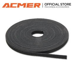 ACMER laser engraving Pulley beltGT2-6mm open timing belt width 6mm for 95% laser cutting  3D printer parts  P1 P2 Timing Belt