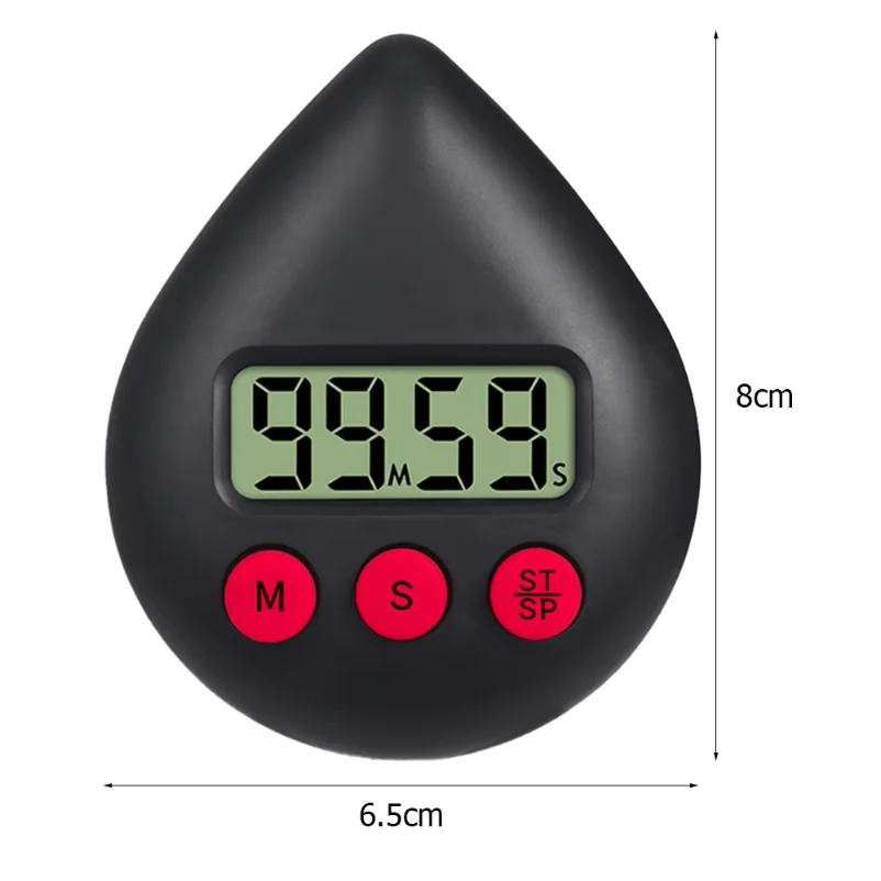 Electronic Countdown LCD Digital Timer Kitchen Cooking Cooking Count Up Countdown Alarm Shower Clock Timer