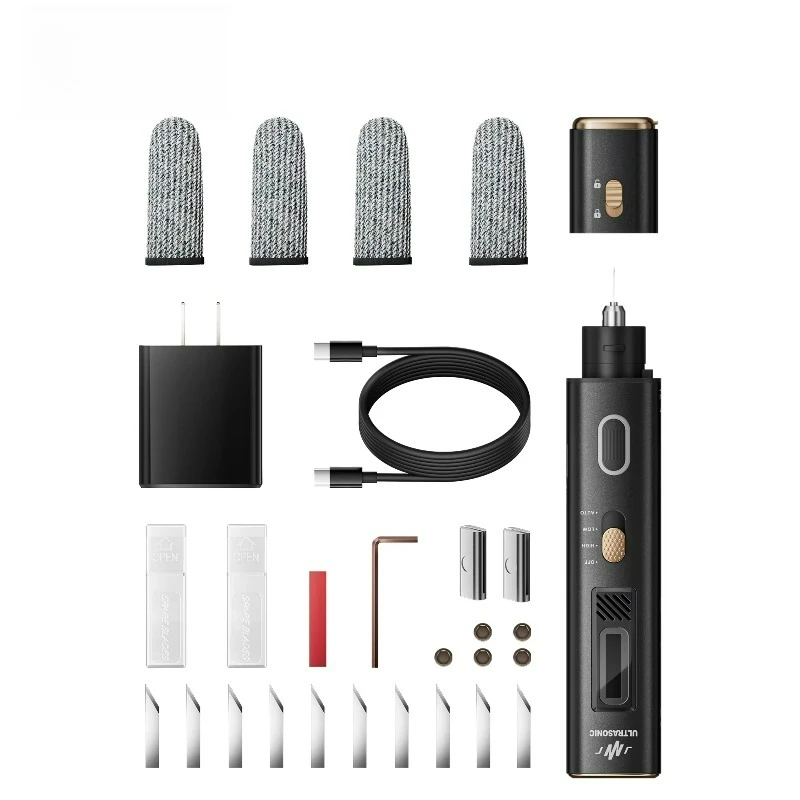 40kHz手動超音波カッター プラスチック切断機用 超音波シリコン切断刃 超音波カッター