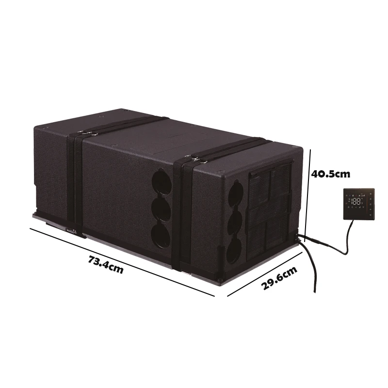 

JP 220V 9000BTU Under Bench Electric caravan air Conditioner Parking Cooler 220v air Conditioner for Camper Van