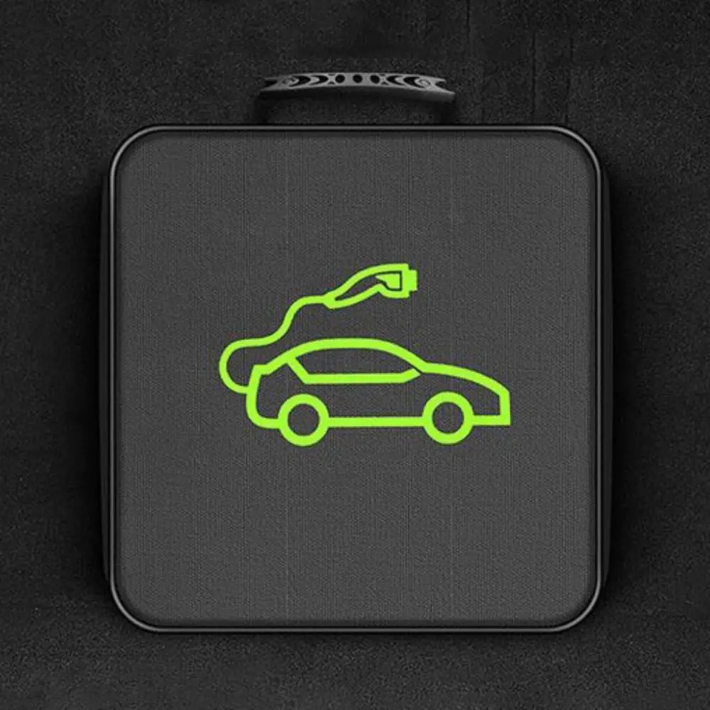 

Ручное зарядное устройство для электромобиля, сумка с вилками, противовогнезащитная водонепроницаемая сумка для автомобильного аккумулятора EV, перемычка для кабеля, ткань Оксфорд, высокая емкость