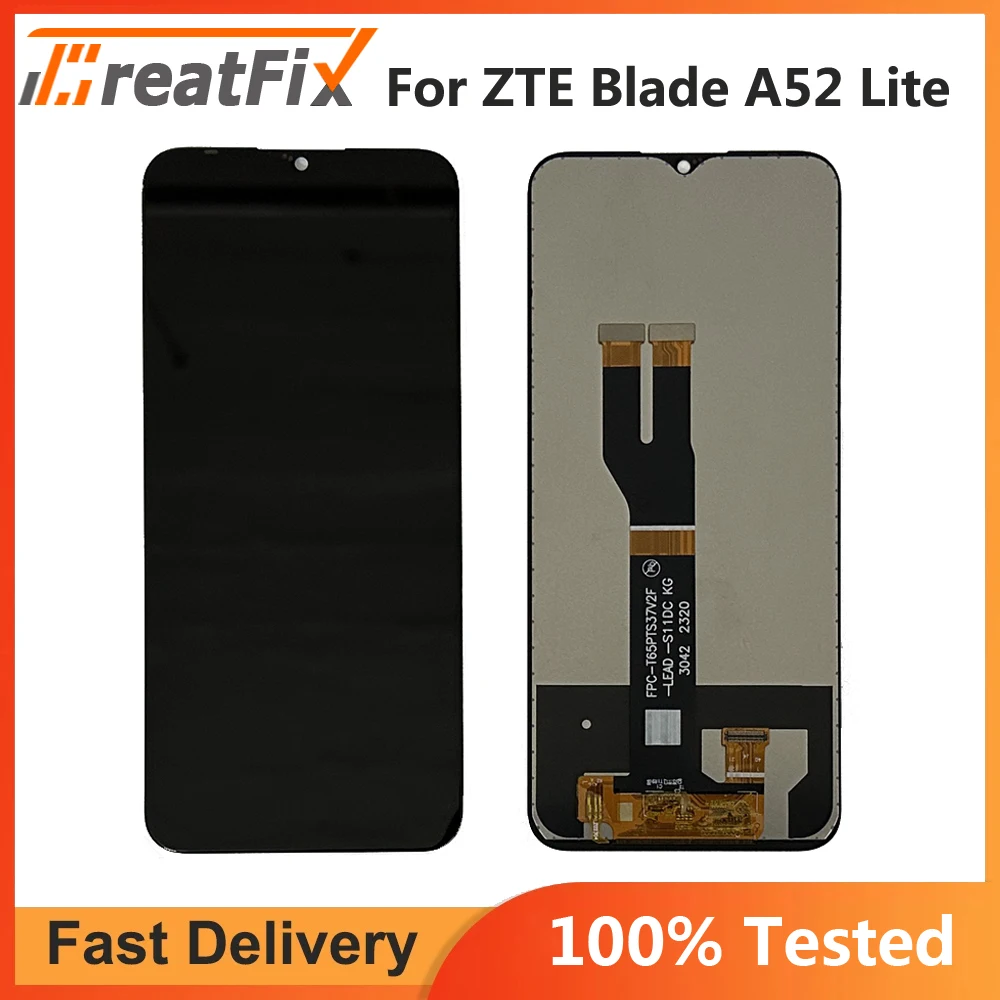 

6.52" New For ZTE Blade A52 Lite LCD Display Touch Screen Digitizer Assembly Replacement Phone For zte a52 lite LCD