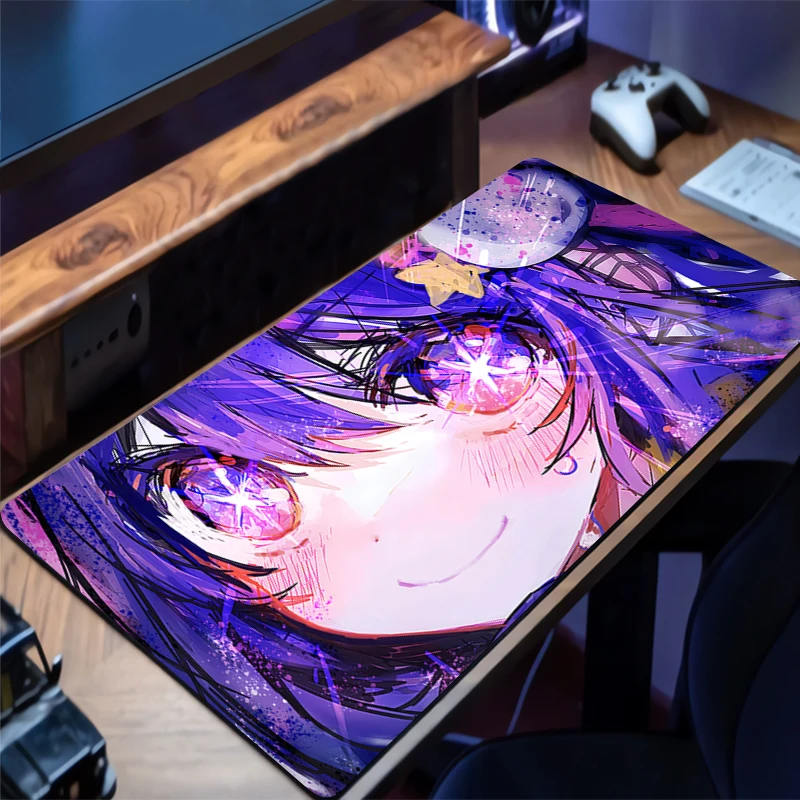 

Mouse Pad Large OSHI NO KO Anti-Slip Rubber Gaming MousePad Durable Desk Pad for Office and Gaming PC carpet game Anime Mousepad