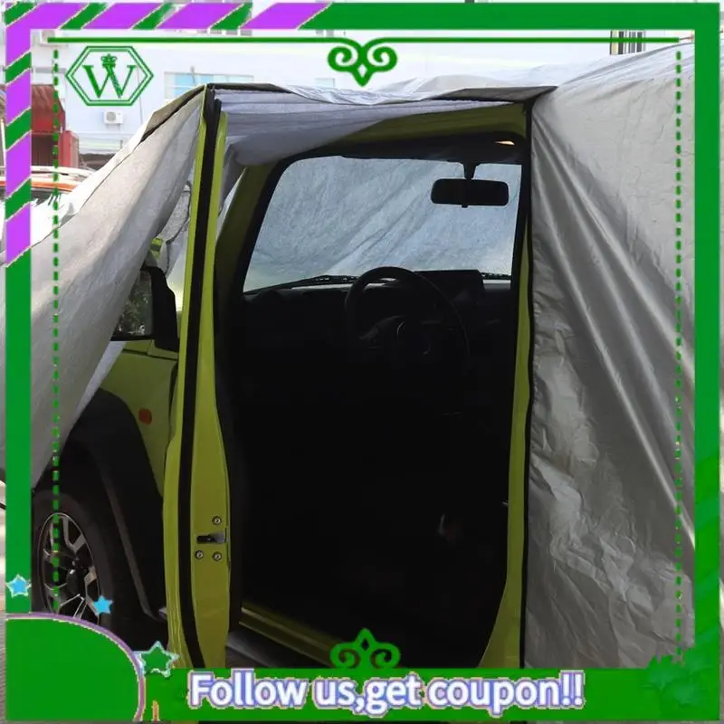 AC34-غطاء السيارة في الهواء الطلق غير نافذ للمطر الغبار الشمس UV غطاء للحماية لسوزوكي جيمي 2019 2020 الملحقات الخارجية #5