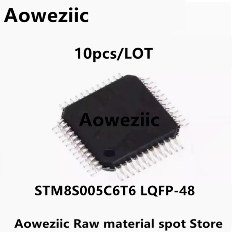 

Aoweziic 2023+ 100% New Imported Original STM8S005C6T6 LQFP-48 16MHz 32KB Flash Memory 8-bit Microcontroller MCU