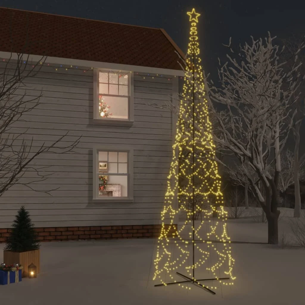 Christmas tree cone 3000 LED warm white 230x800 cm